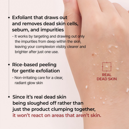 Dr. Melaxin Peel Shot Glow Rice Peeling Ampoule 80ml 2-Pack Bundle (Black Rice & White Rice) Daily Soft Exfoliating Face and Body Scrub Dead Skin Cells Blackhead Remover for All Skin Types