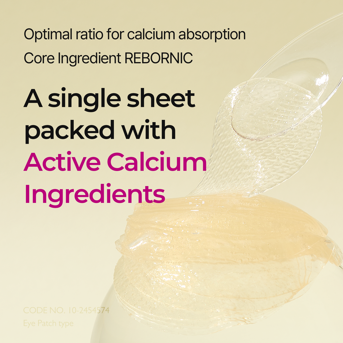 Cemenrete Calcium Multi Balm 9g & Calcium Volume Eye Patch 60ea Set – Hydrating Multi Balm + Firming Under Eye Patches for Bright, Smooth & Youthful Skin
